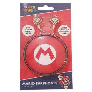 Écouteurs Super Mario (avec housse)